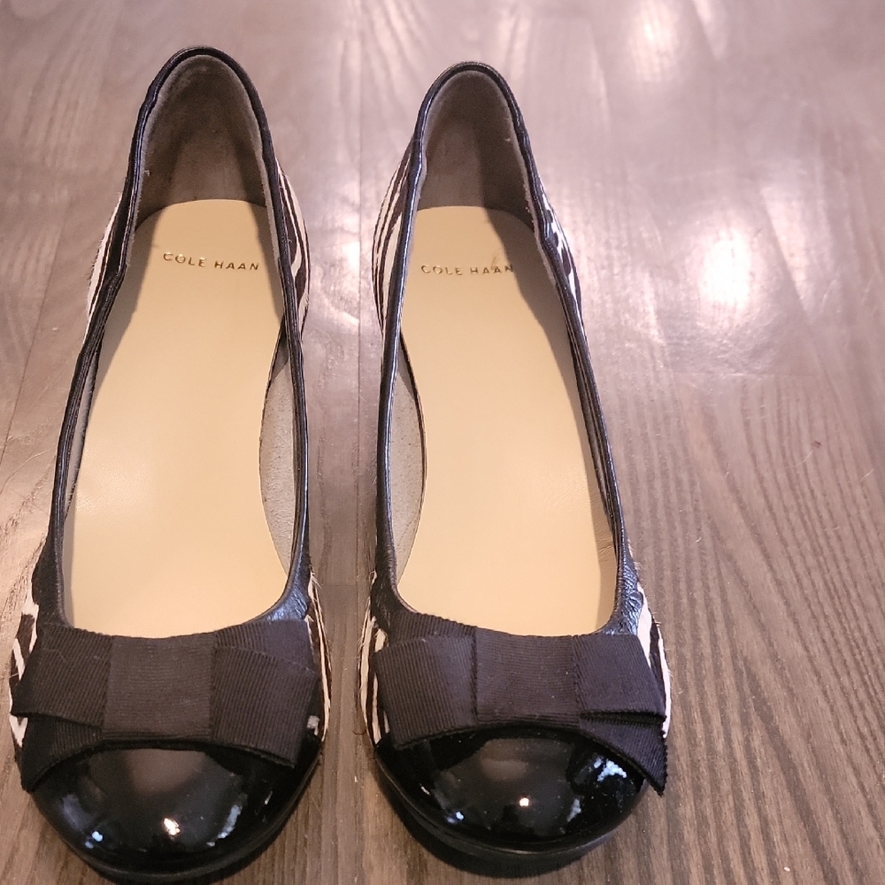 Cole Haan Black Patent Leather Loafers